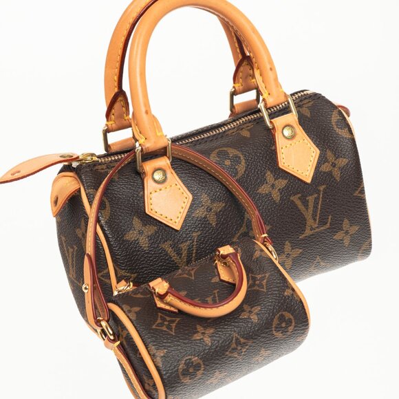 Louis Vuitton Micro Speedy Monogram Bag Charm - Picture 11 of 12
